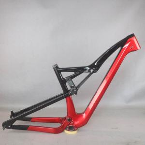 2021 new Full Suspension ALL Mountain bicycle Frame carbon fiber MTB frame FM10 disc brake post accept custom painting